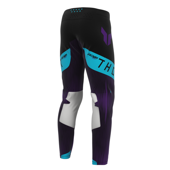 Thor Sportmode Vanish Pants in Black/Purple