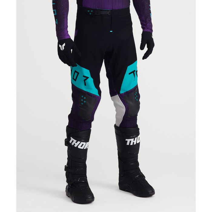 Thor Sportmode Vanish Pants in Black/Purple