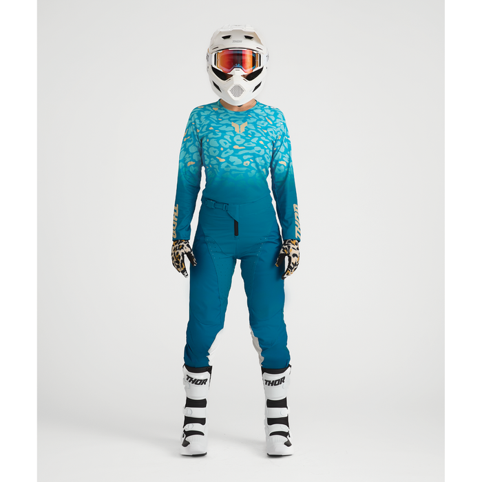 Thor Women's Launchmode Spotted Jade/Starlight Gear Combo full outfit view 1