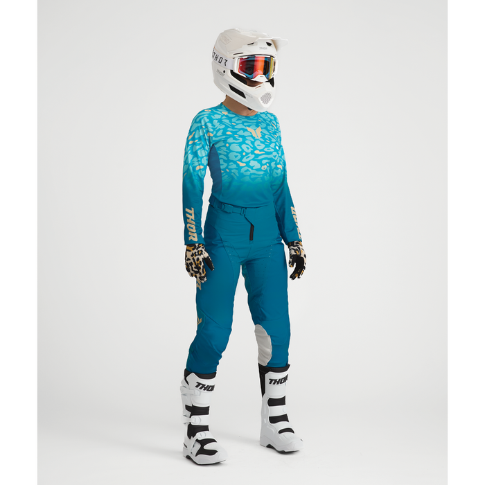 Thor Women's Launchmode Spotted Jade/Starlight Gear Combo full outfit view 2