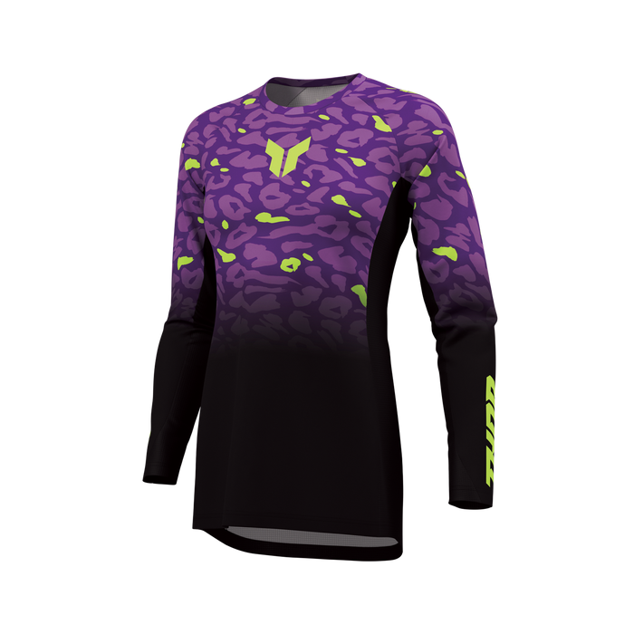 Thor Women's Launchmode Spotted Jersey in Black/Purple