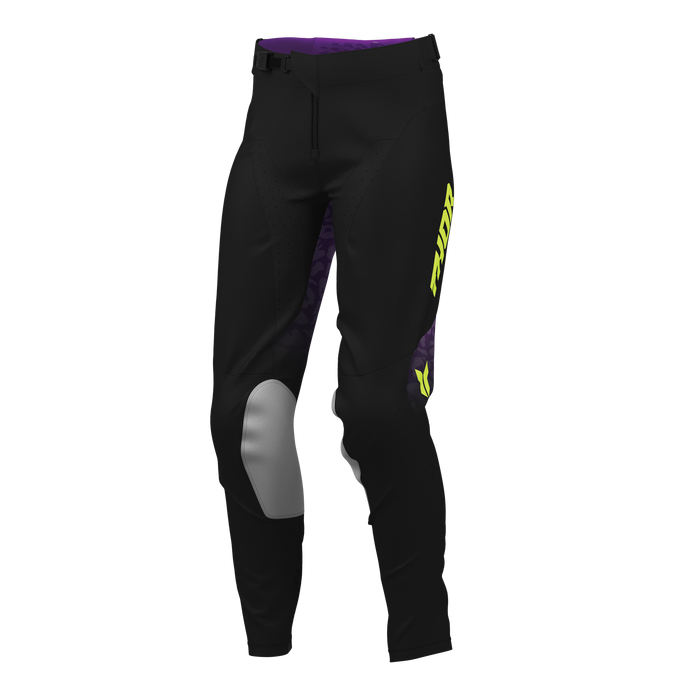 Thor Women's Launchmode Spotted Pants in Black/Purple