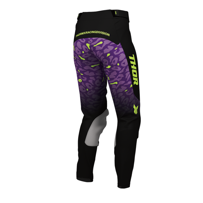 Thor Women's Launchmode Spotted Pants in Black/Purple
