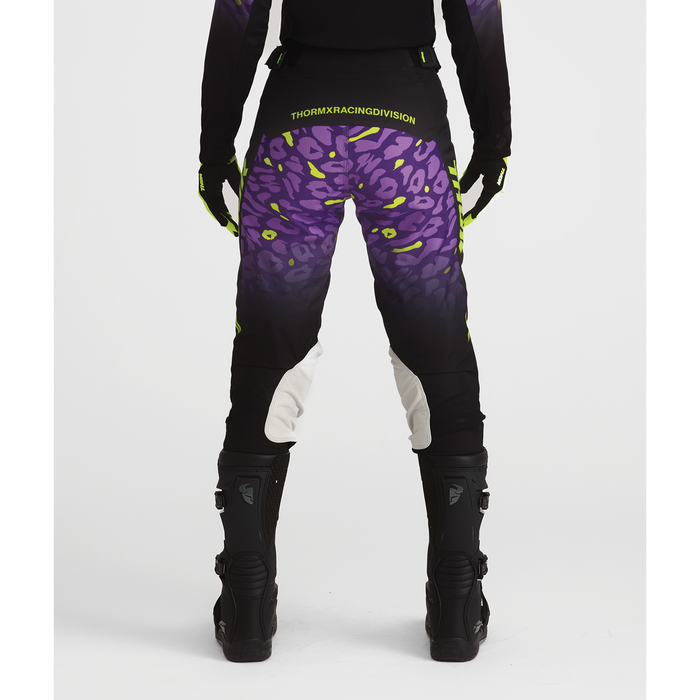 Thor Women's Launchmode Spotted Pants in Black/Purple