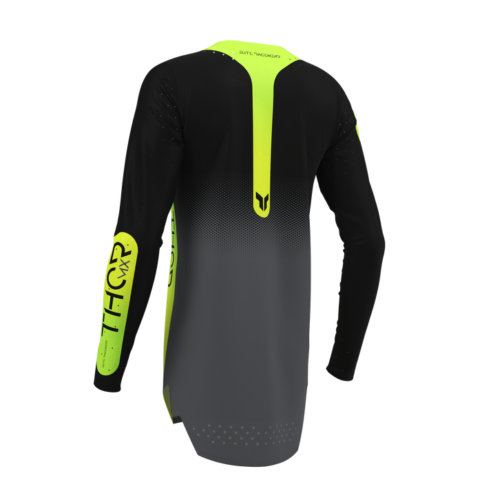 Thor Women's Sportmode Merge Charcoal/Black Gear Combo jersey view