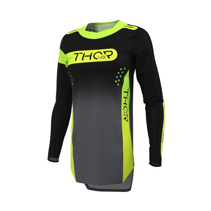 Thor Women's Sportmode Merge Jersey in Charcoal/Black