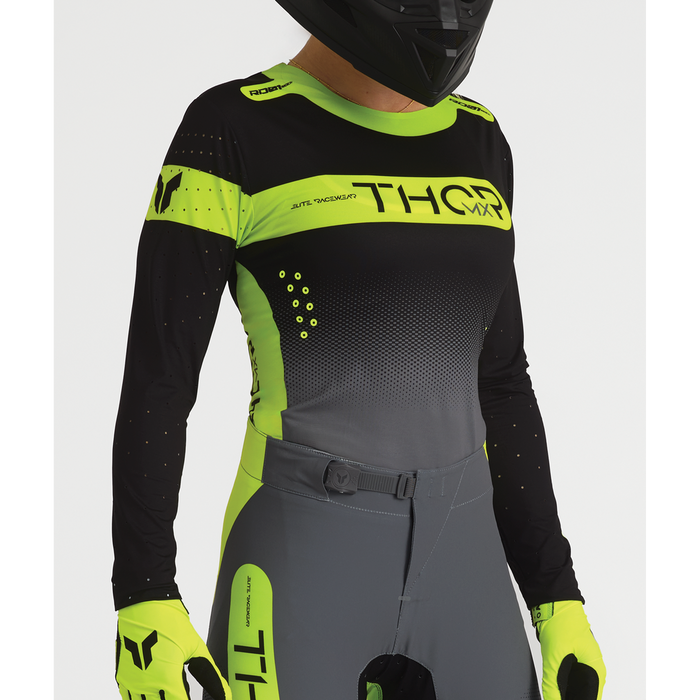 Thor Women's Sportmode Merge Jersey in Charcoal/Black