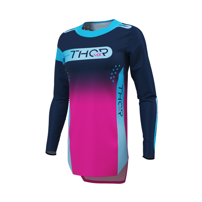 Thor Women's Sportmode Merge Jersey in Navy/Fuchsia