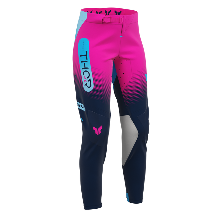 Thor Women's Sportmode Merge Navy/Fuchsia Gear Combo pants view