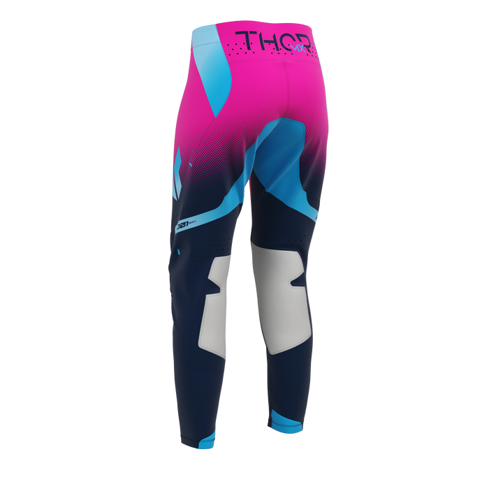Thor Women's Sportmode Merge Navy/Fuchsia Gear Combo pants view