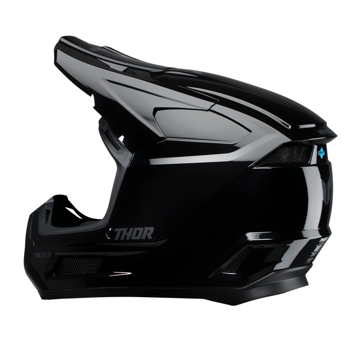 Thor Youth Fleet Blackout Helmet in Gloss Black