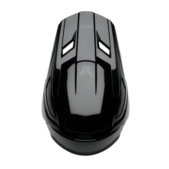 Thor Youth Fleet Blackout Helmet in Gloss Black