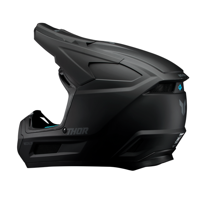 Thor Youth Fleet Blackout Helmet in Matte Black