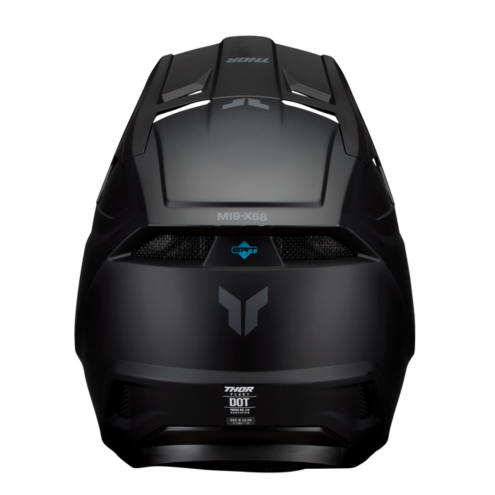 Thor Youth Fleet Blackout Helmet in Matte Black