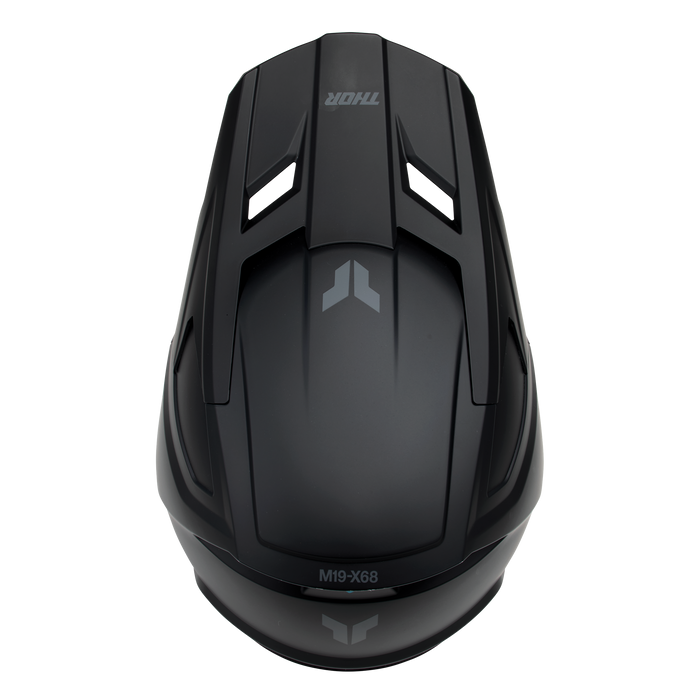 Thor Youth Fleet Blackout Helmet in Matte Black