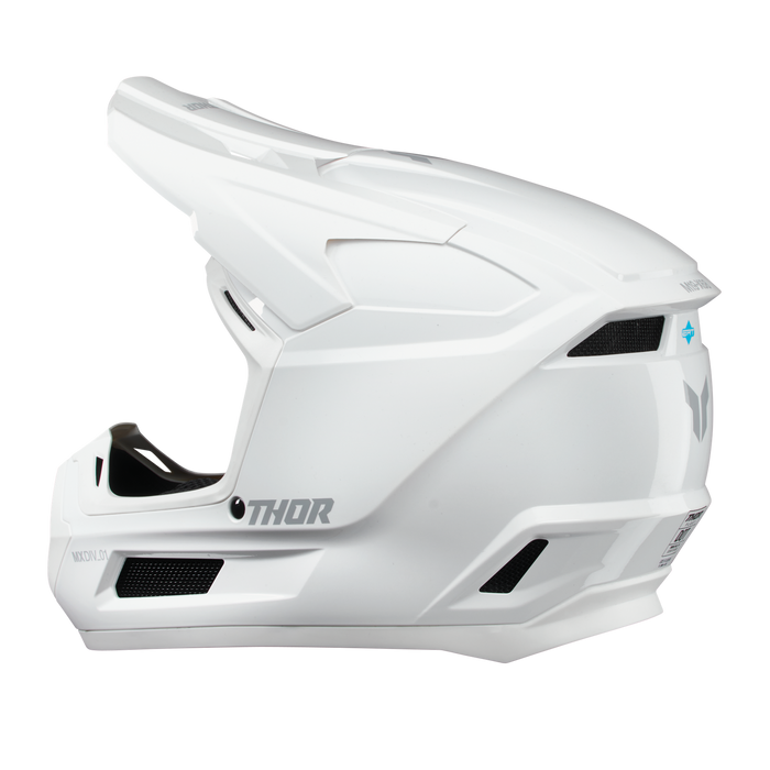 Thor Youth Fleet Whiteout Helmet in Gloss White
