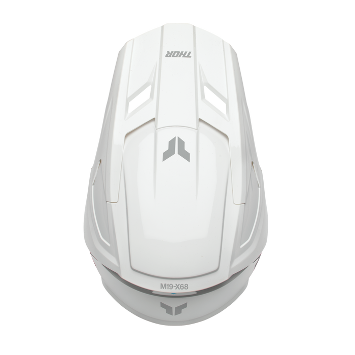 Thor Youth Fleet Whiteout Helmet in Gloss White