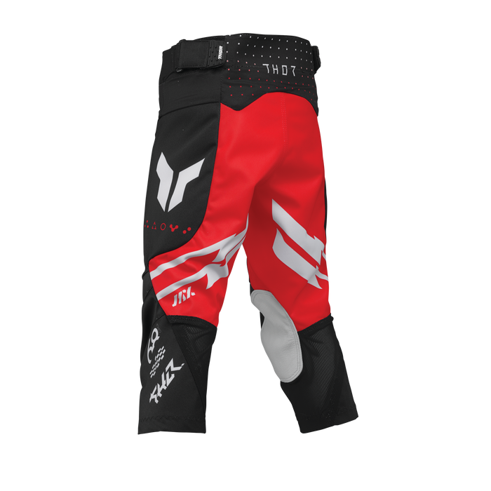 Thor Youth Launchmode Futura Black/Red Gear Combo pants view