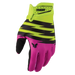 Thor Youth Launchmode Shockie Gloves in Acid/Fuchsia