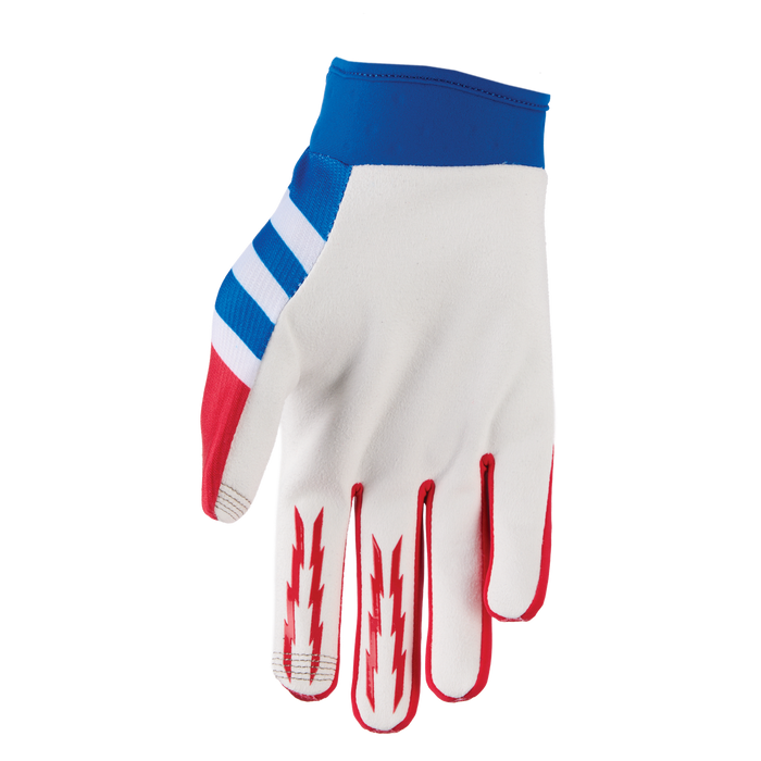 Thor Youth Launchmode Shockie Gloves in Red/Blue