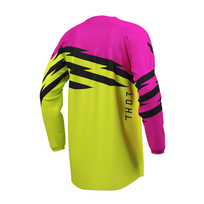 Thor Youth Launchmode Shockie Jersey in Acid/Fuchsia
