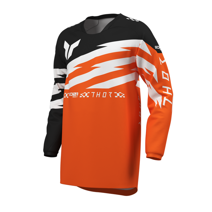Thor Youth Launchmode Shockie Jersey in Fluo Orange/Black