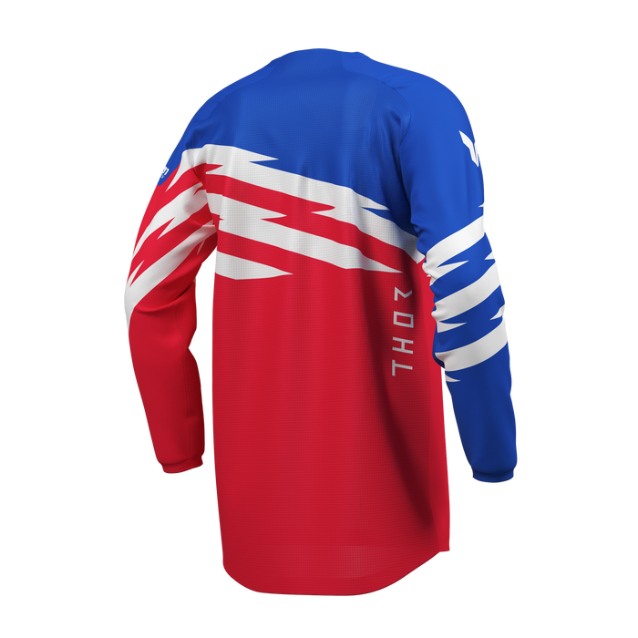 Thor Youth Launchmode Shockie Jersey in Red/Blue