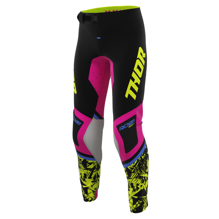 Thor Youth Sportmode Punk'd Pants in Black/Fuchsia