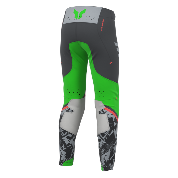 Thor Youth Sportmode Punk'd Pants in Charcoal/Green