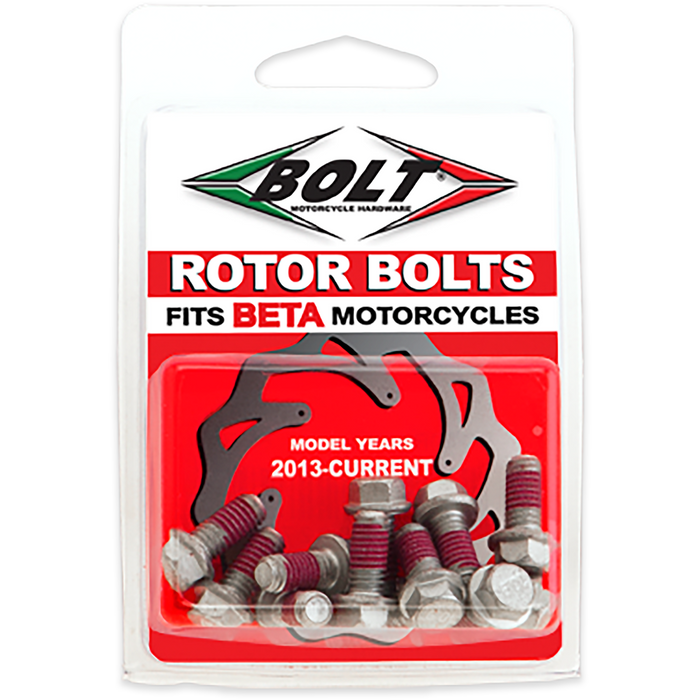 Bolt Motorcycle Rotor Bolts -- Beta