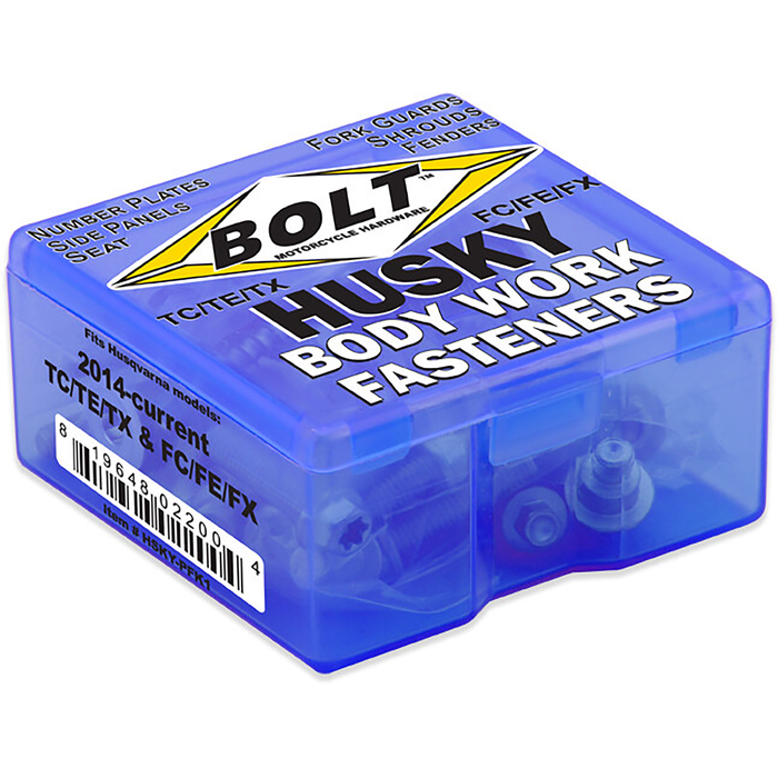 Bolt Motorcycle Full Plastic Fastener Kit - Husqvarna