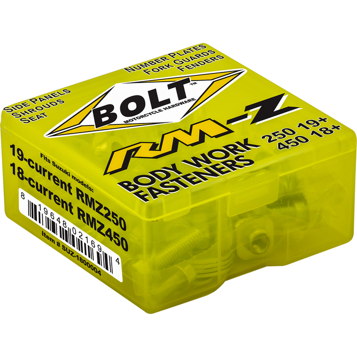 Bolt Motorcycle Full Plastic Fastener Kit - Suzuki