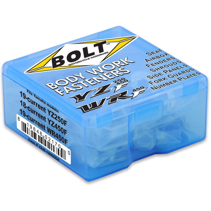 Bolt Motorcycle Full Plastic Fastener Kit - Yamaha