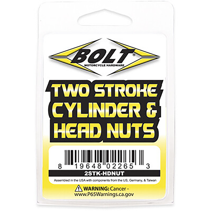 Bolt 2-Stroke Cylinder & Head Nuts - 2STK-HDNUT
