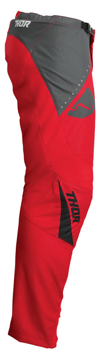 2023 Thor Youth Sector Edge Red/White Gear Combo