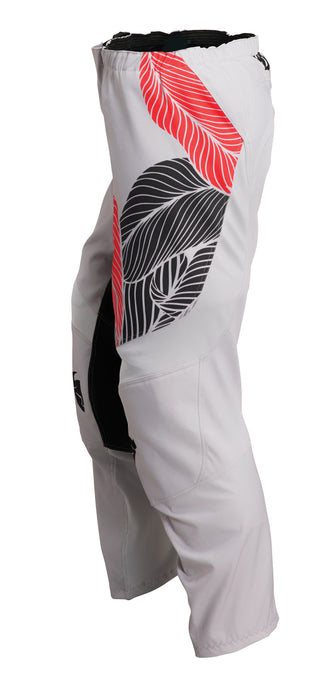 2022 Thor Racing Women's Urth Sector Light Grey/Fire Coral Gear Combo