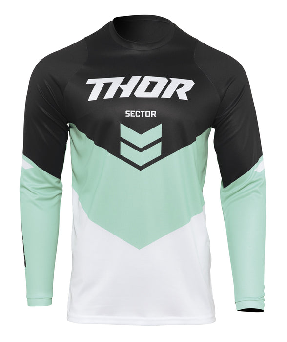 2022 Thor Racing Adult Chevron Sector Black/Mint Gear Combo