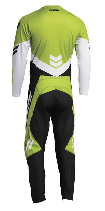 2022 Thor Racing Youth Chevron Sector Black/Green Gear Combo