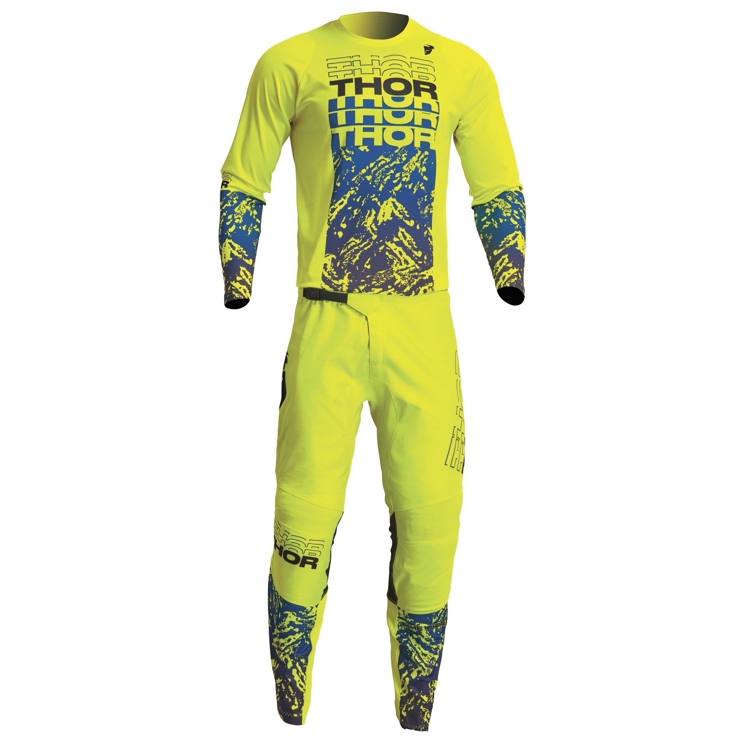 2023 Thor Sector Atlas Acid/Blue Gear Combo | Bent Lever MX