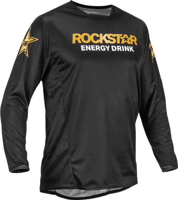 2022 FLY Racing Kinetic Wave Gear Combo | Black/Gold | Bent Lever ...