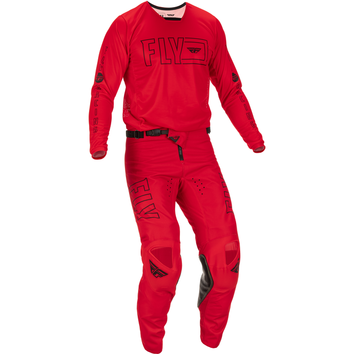 2022 Fly Racing Adult Kinetic Fuel Red/Black Gear Combo