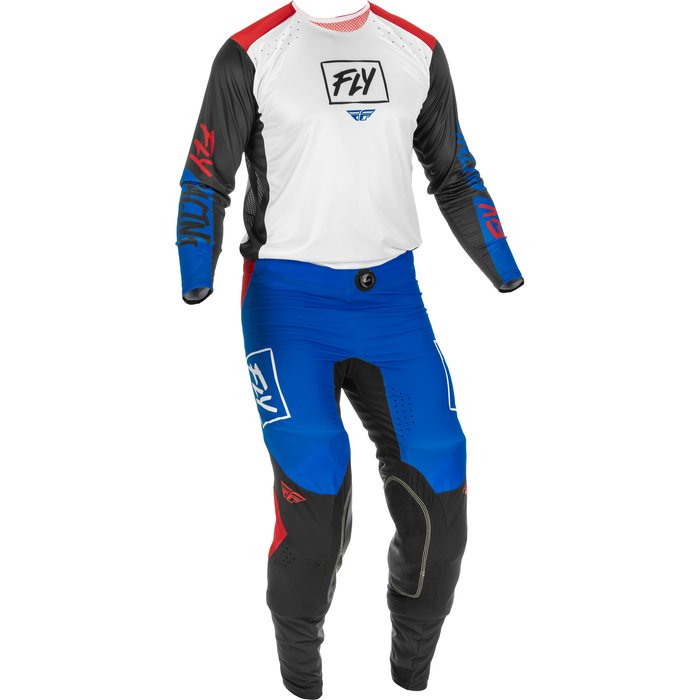 2022 Fly Racing Adult Lite Red/White/Blue Gear Combo