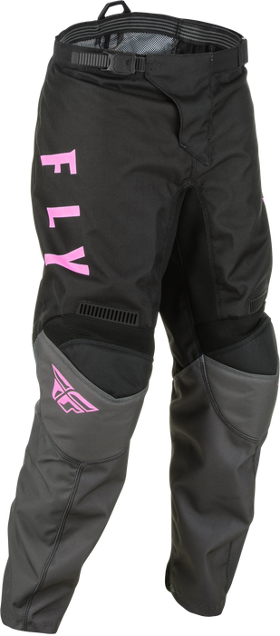 2022 Fly Racing Youth Grey/Black/Pink F-16 Gear Combo