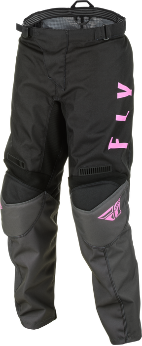 2022 Fly Racing Youth Grey/Black/Pink F-16 Gear Combo