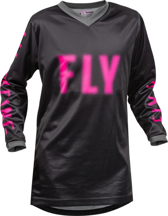 2024 Fly Racing Youth F-16 Black/Pink Gear Combo
