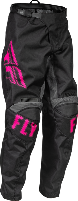 2024 Fly Racing Youth F-16 Black/Pink Gear Combo