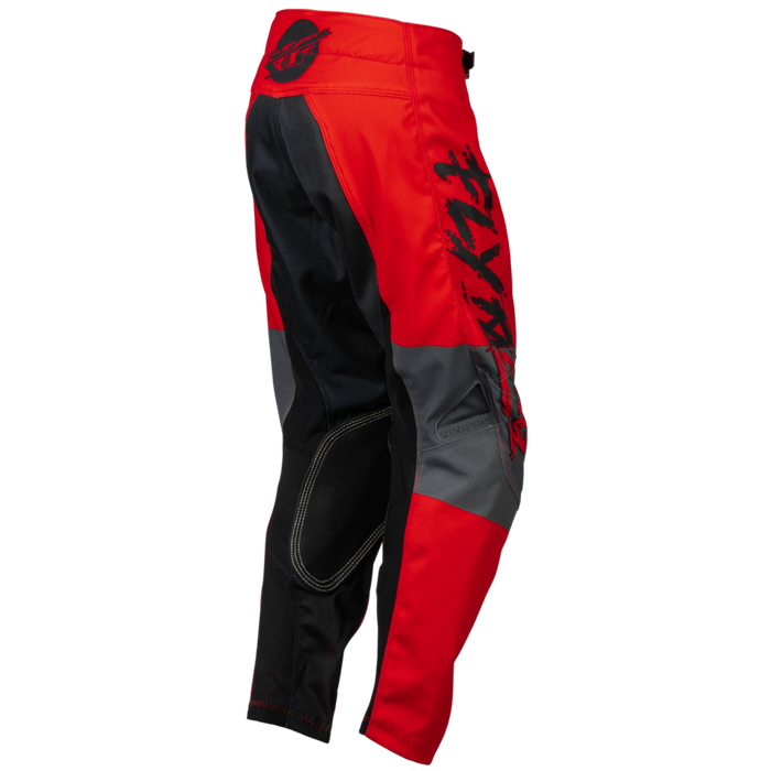 2024 Fly Racing Youth Kinetic Khaos Black/Red/Grey Gear Combo