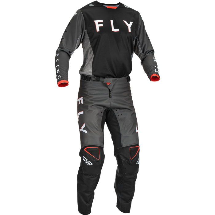 2023 Fly Racing Adult Kinetic Kore Black/Grey Gear Combo