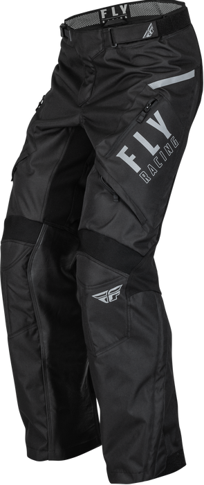 2024 Fly Racing Adult Patrol Black/White Gear Combo (Over The Boot)