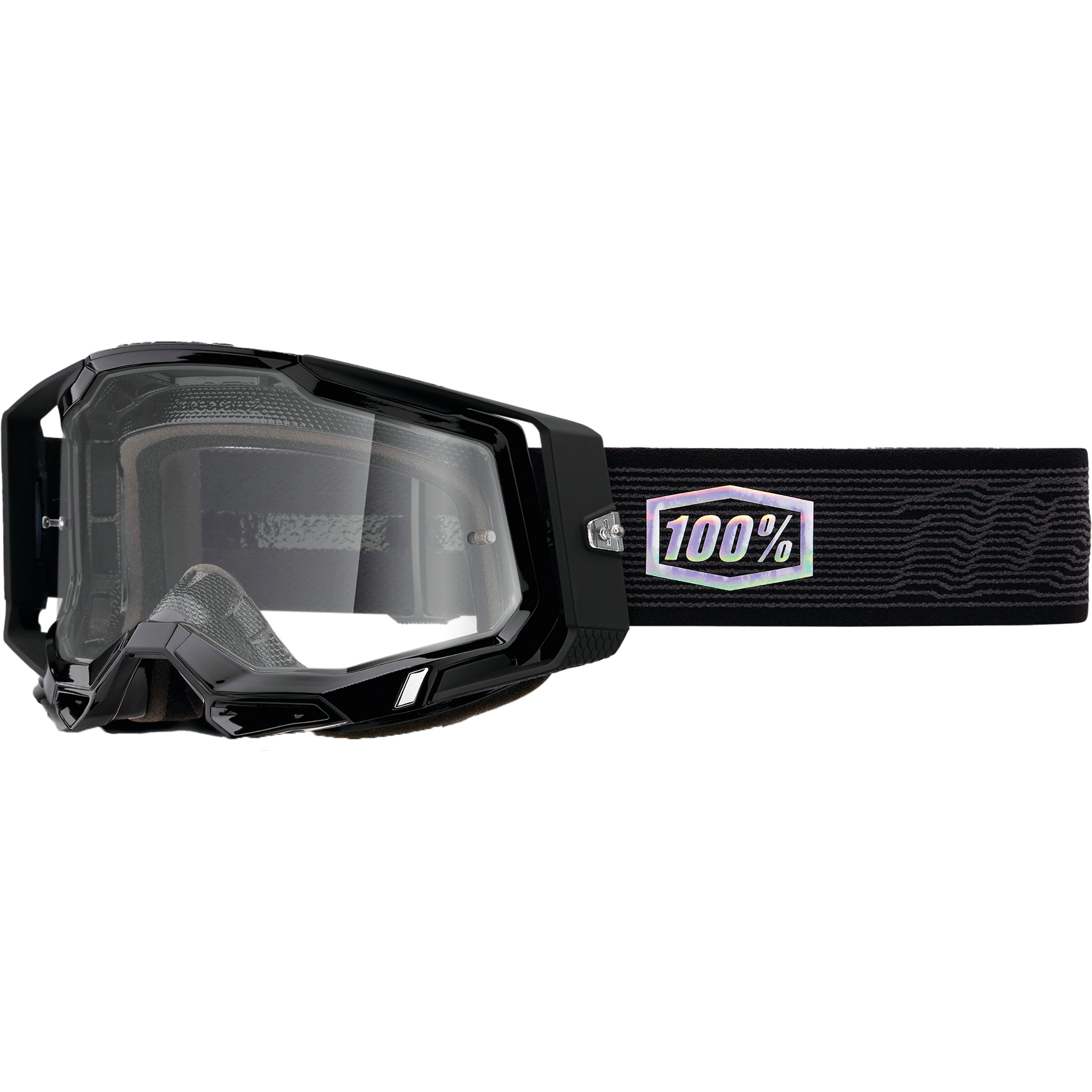 100% Racecraft 2 Goggles | Pro-Grade MTB & MX Vision | Bent Lever